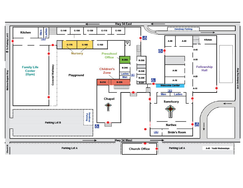 Campus Map - Fayetteville First United Methodist Church
